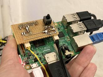 Raspberry Pi mit Adapterplatine